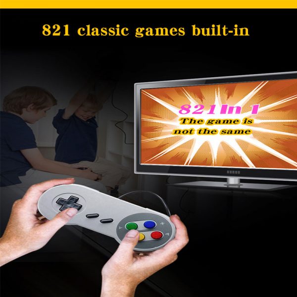 821 in 1 Retro Classic Mini Game Console TV HDMI with 2 Controler Gamepad Game - Image 9