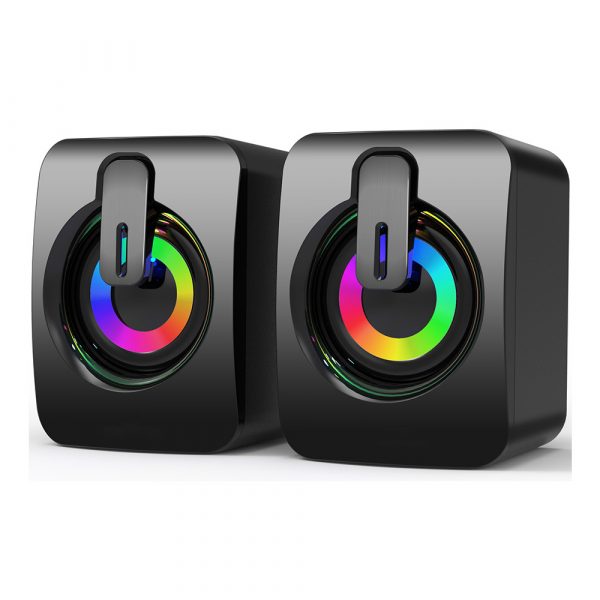 2PCS Multimedia Bass Stereo Audio Computer Speakers Powered Loud For PC Laptop